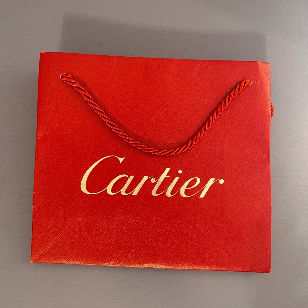 Cartier Signature Red Gift Bag